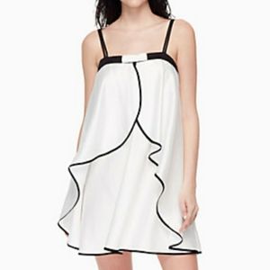 Kate spade sleep chemise , ivory and black.